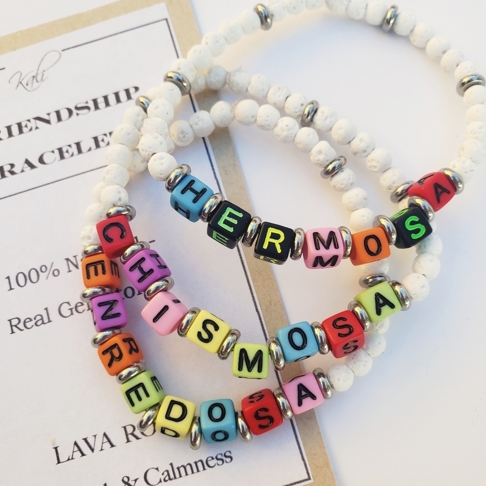 NWT BEST FRIENDS FRIENDSHIP BRACELETS LATINA LATINX BEAUTIFUL SET OF 3